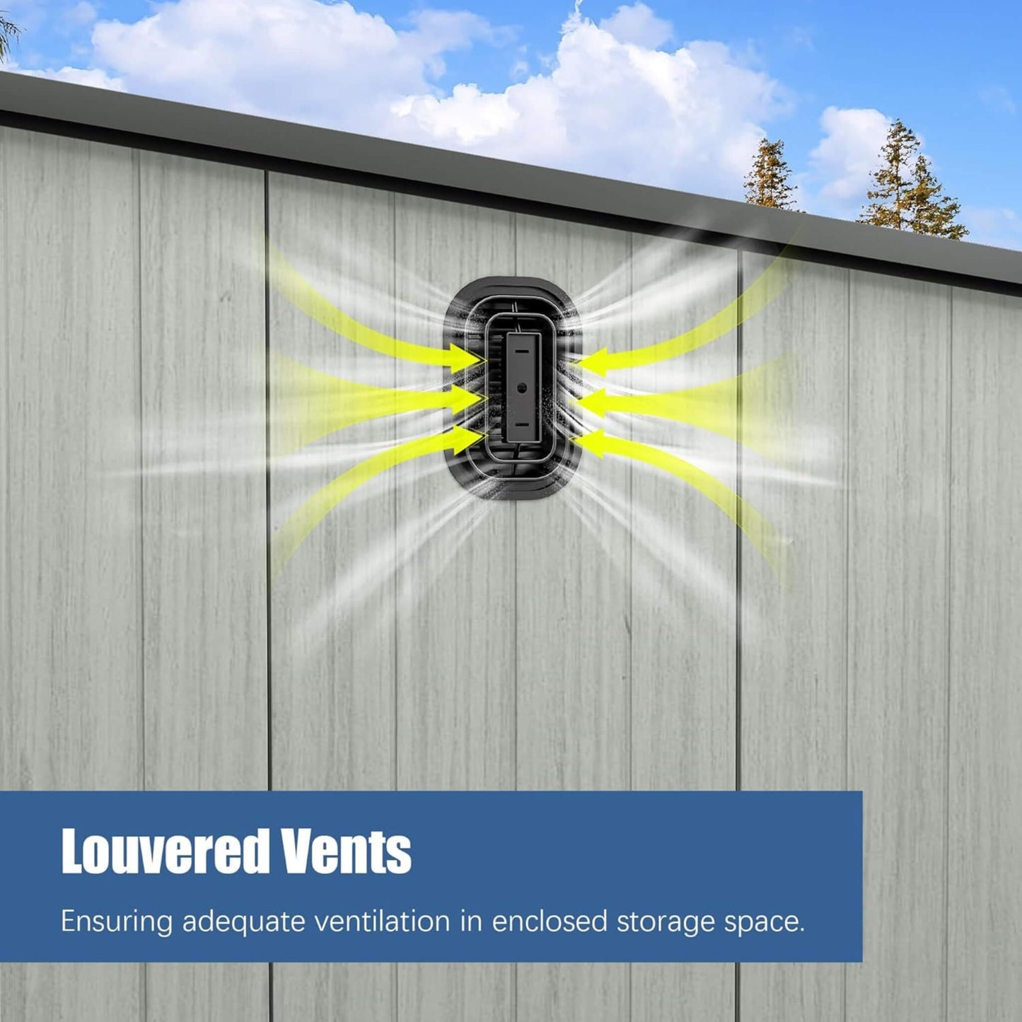 Alora 6x8 Outdoor Resin Storage Shed – Double Doors & Sloping Roof