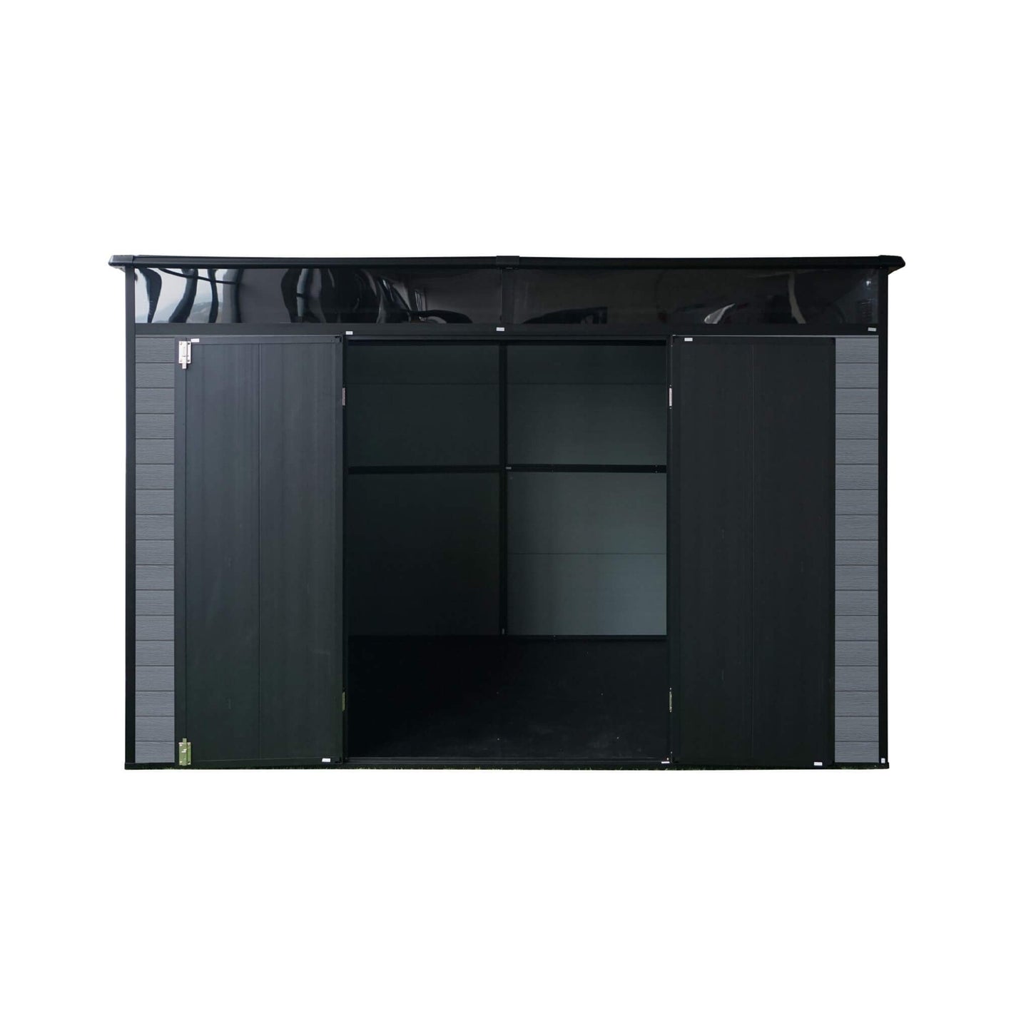Alora 7x10 Outdoor Resin Garden Shed – Floor, Window & Lockable Door