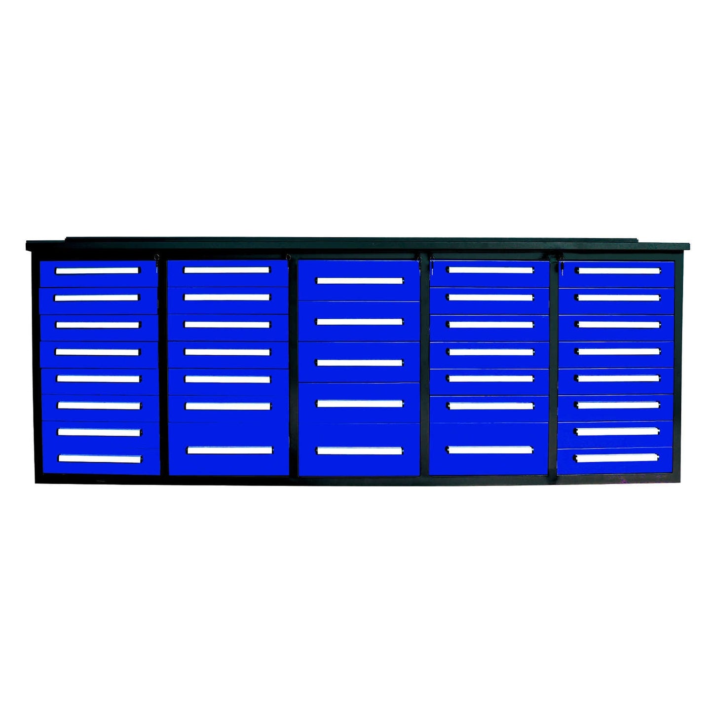 10ft Workbench Storage Cabinet with 35 Drawers