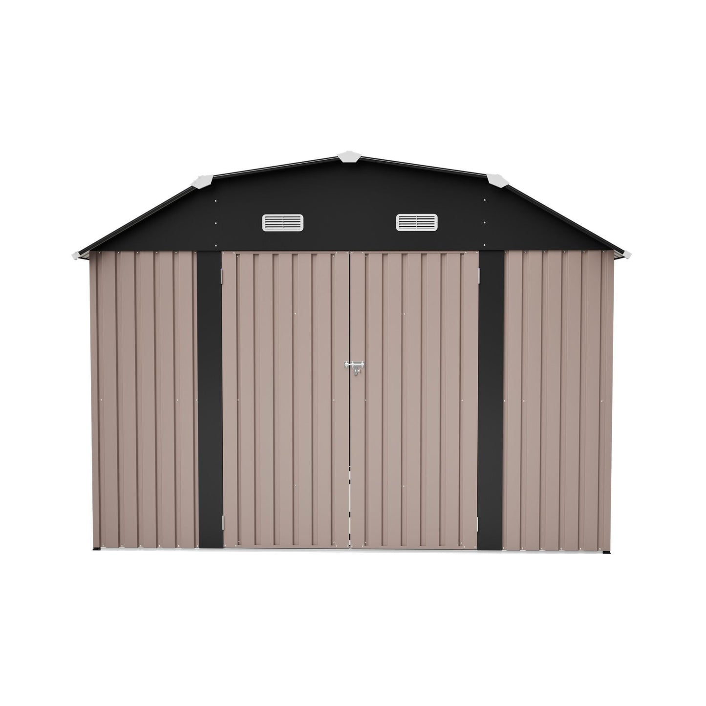 Alora 10x12 Heavy-Duty Outdoor Metal Storage Shed – With Floor