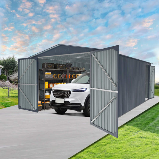 Alora 13x20 Extra-Large Weather-Resistant Utility Storage Shed