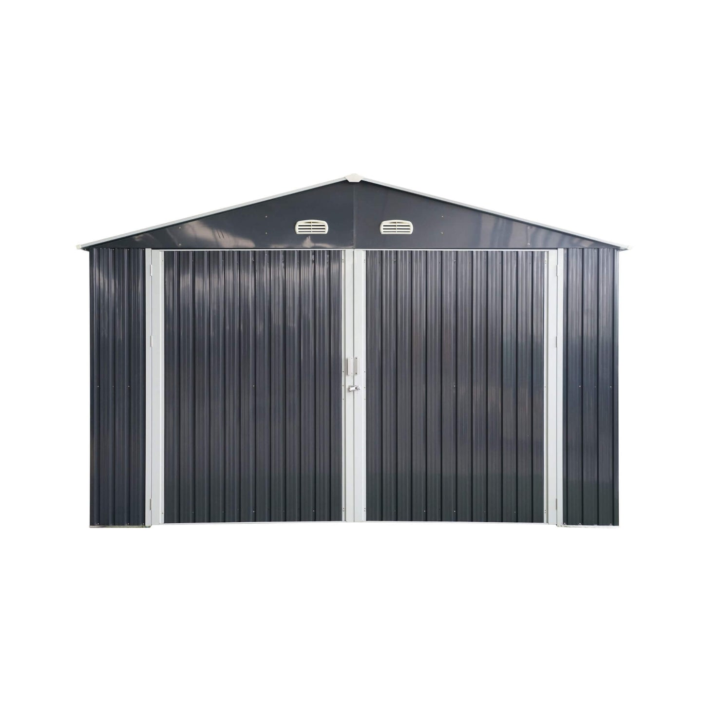 Alora 13x20 Heavy-Duty Outdoor Metal Storage Shed – Double Doors
