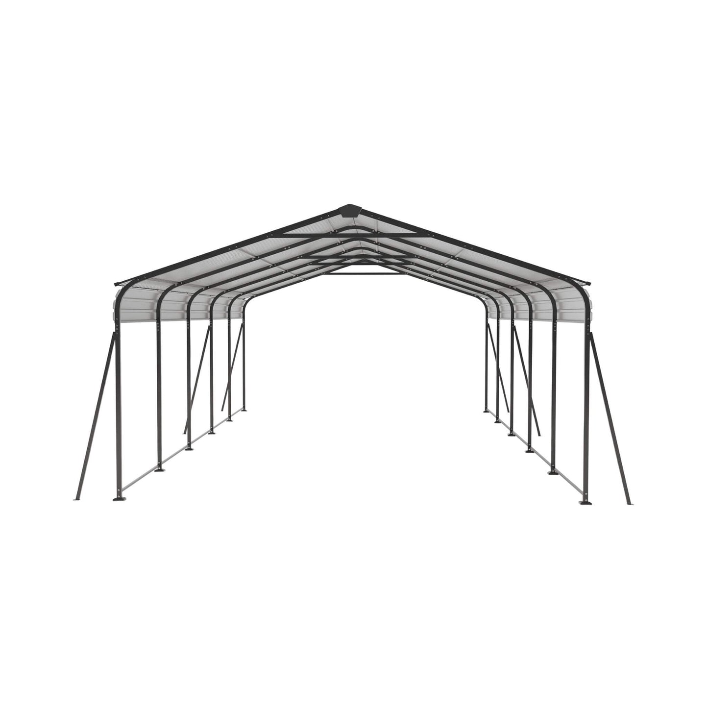 Alora 13x26 Heavy-Duty Weather-Resistant Carport – Protective Film
