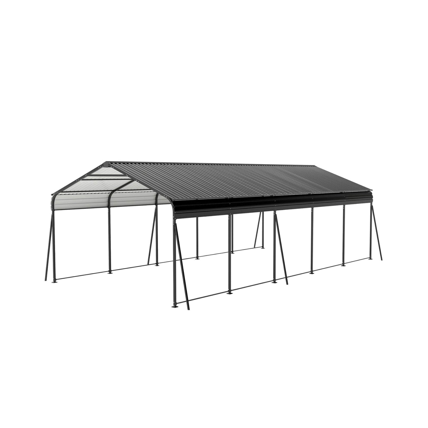 Alora 13x26 Heavy-Duty Weather-Resistant Carport – Protective Film