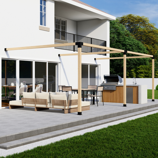 DIY Attached Pergola Bracket Kit – Up to 24x12