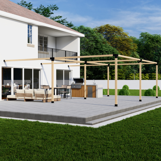DIY Attached Pergola Bracket Kit – Up to 24x24