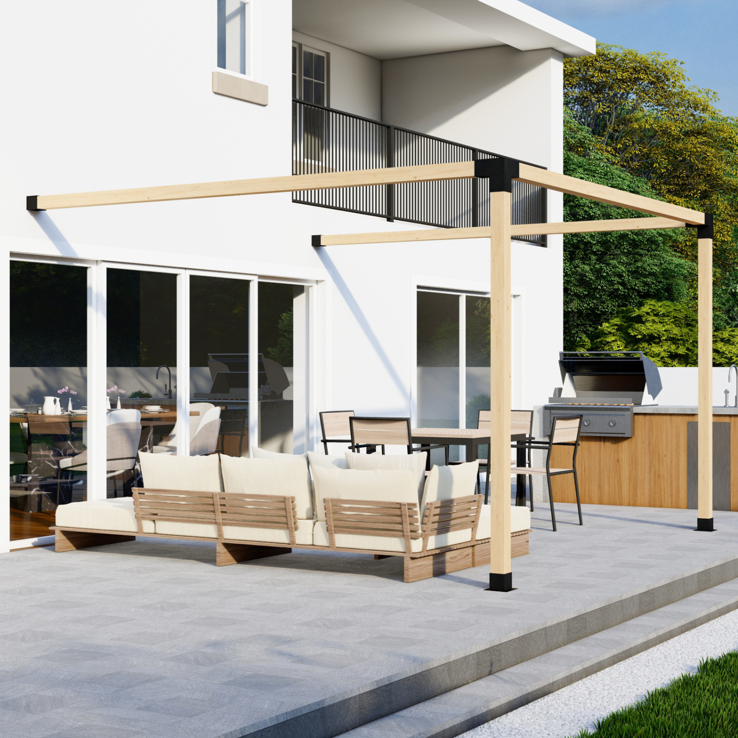 DIY Attached Pergola Bracket Kit – Up to 12x12